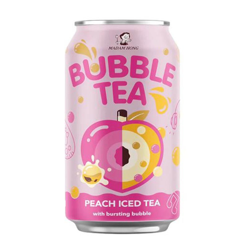 Madam hong bubble tea peche