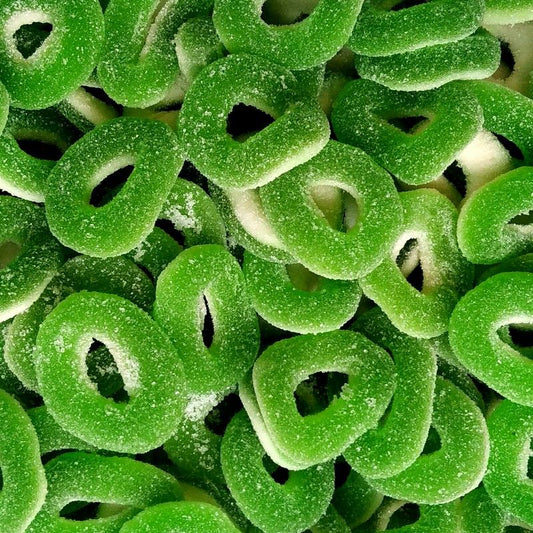 Anneaux sucrés goût pomme