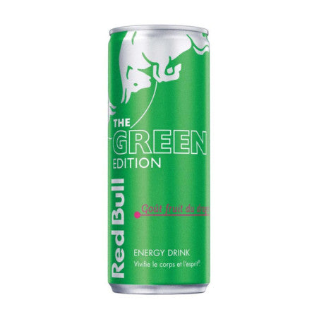 Red Bull Green Édition Goût Fruit Du Dragon